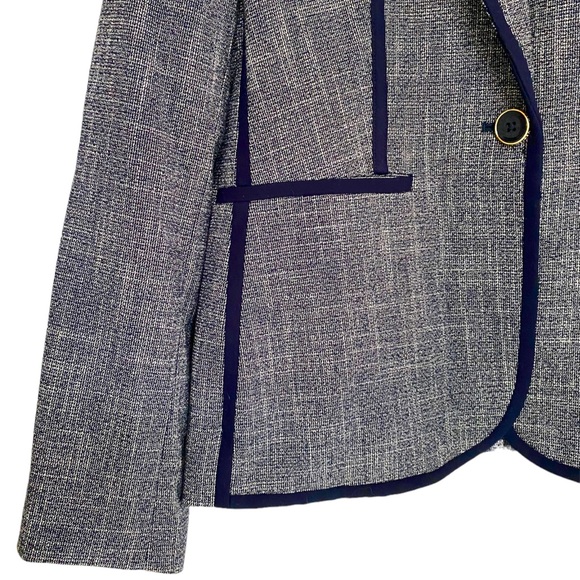 Tommy Hilfiger Single Button Navy Blue Blazer Women’s Size 6 - Picture 2 of 12